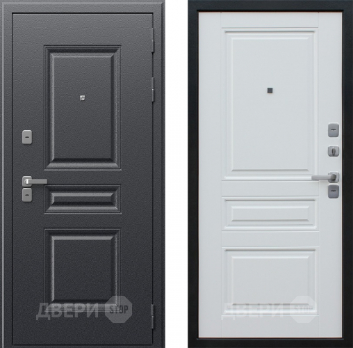 Входная металлическая Дверь АСД Терморазрыв Диксон Белый матовый
