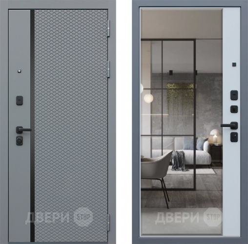 Входная металлическая Дверь АСД Манчестер с зеркалом