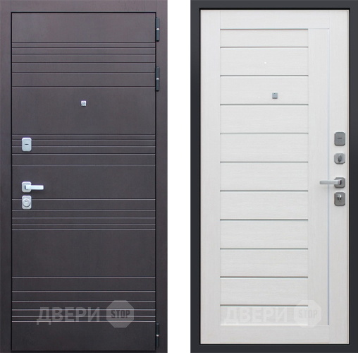 Входная металлическая Дверь АСД Дуэт Лиственница белая