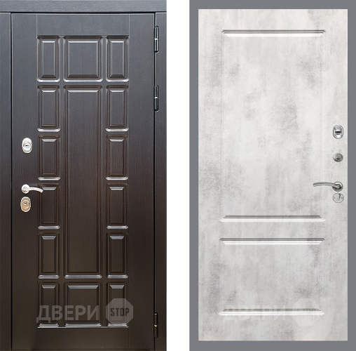 Дверь Стоп НЬЮ ЙОРК ФЛ-117 Бетон светлый