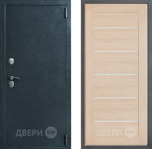 Входная металлическая Дверь Дверной континент ДК-70 Дизайн ФЛ-46 Капучино