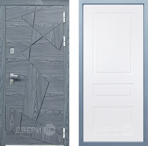 Входная металлическая Дверь Дива МД-97/3 Н-13 Белый