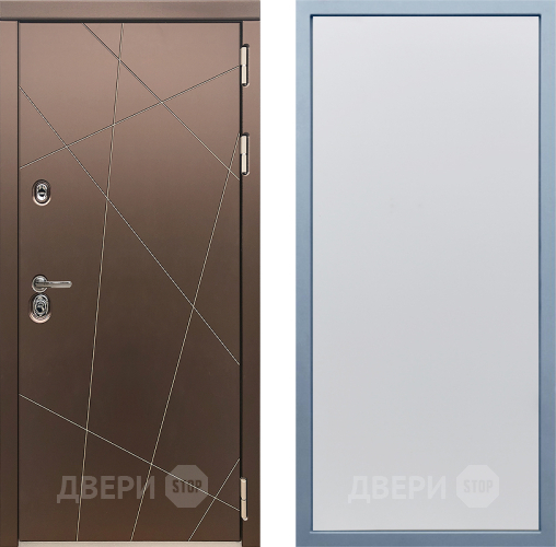 Входная металлическая Дверь Дива МД-50 Н-1 Белый