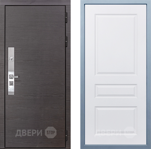 Входная металлическая Дверь Дива МХ-39 STR Д-13 Белый