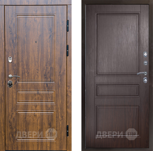 Входная металлическая Дверь Престиж Классика Дуб Классика Венге