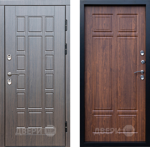 Дверь Престиж TERMO с терморазрывом Престиж Премиум Орех темный