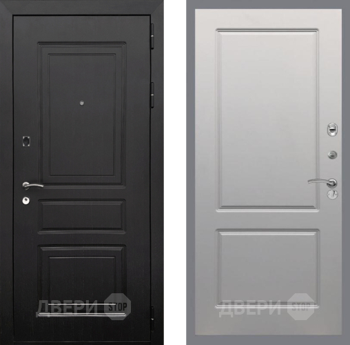 Входная металлическая Дверь Рекс (REX) 6 Венге FL-117 Грей софт