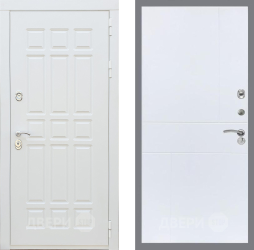 Входная металлическая Дверь Рекс (REX) 8 Силк Сноу FL-290 Силк Сноу