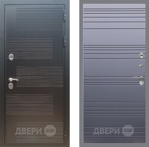 Входная металлическая Дверь Рекс (REX) премиум 185 Line Силк титан