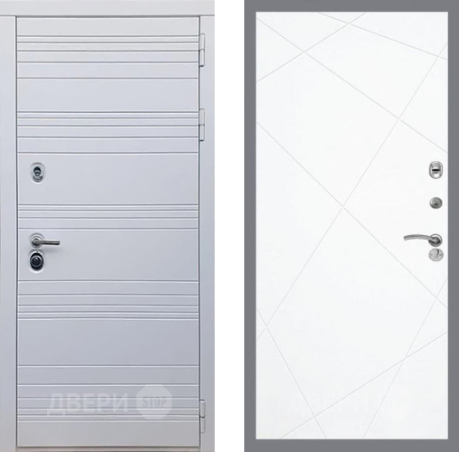 Входная металлическая Дверь Рекс (REX) 14 Силк Сноу FL-291 Силк Сноу