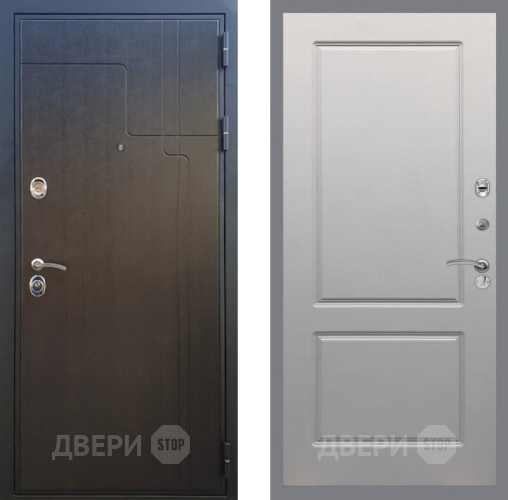 Входная металлическая Дверь Рекс (REX) Премиум-246 FL-117 Грей софт