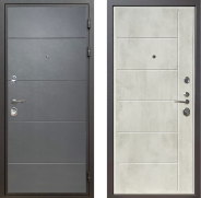 Дверь Шелтер (SHELTER) Комфорт Лофт графит 11 Бетон крем