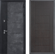Дверь Дверной континент ДК-15 Бетон ТЕРМО ФЛ-Лайн Венге