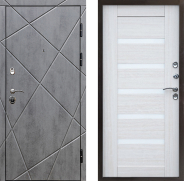 Дверь Престиж Лучи Царга Лиственница белая 960х2050 мм