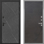 Дверь Интекрон (INTECRON) Профит Black Гранит Лава Оникс Лучи-М Венге распил кофе
