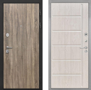 Дверь Интекрон (INTECRON) Гектор Дуб Турин ФЛ-102 Сосна белая 960х2050 мм