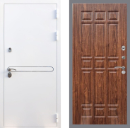 Дверь Рекс (REX) 27 FL-33 орех тисненый