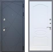 Дверь Рекс (REX) 13 Силк Титан FL-128 Белый ясень