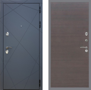 Дверь Рекс (REX) 13 Силк Титан GL венге поперечный